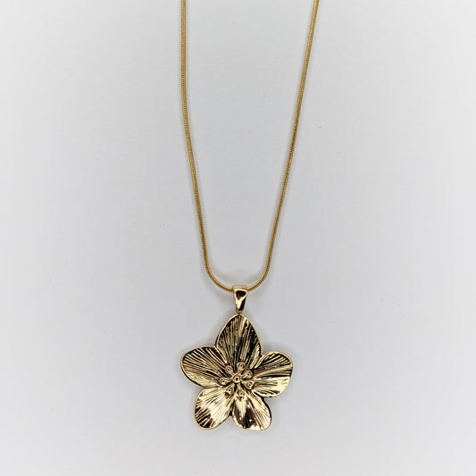 Tita Stainless Steel Flower Necklace (Collar)