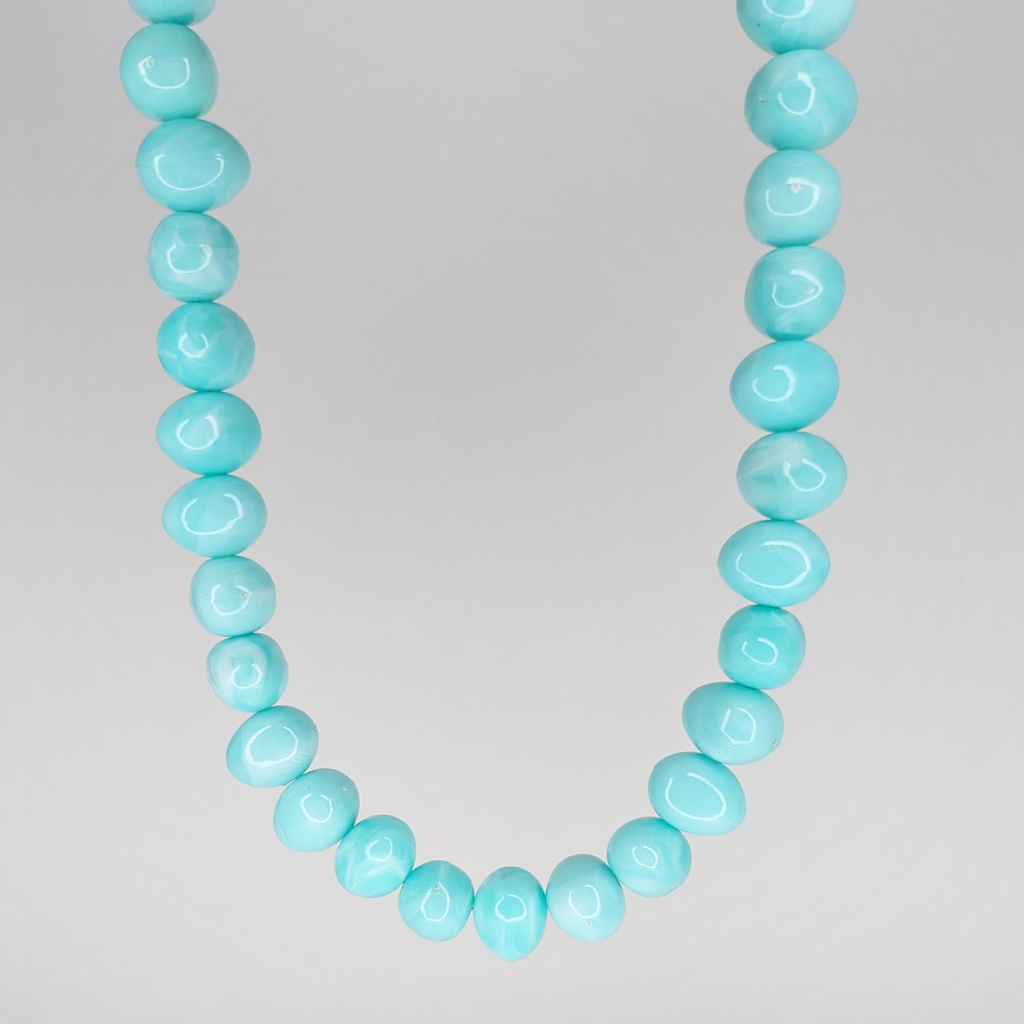 Elvira Mint Acrylic Beaded Necklace (Collar)