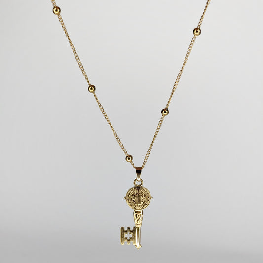 San Benito Key Stainless Steel Necklace (Collar)
