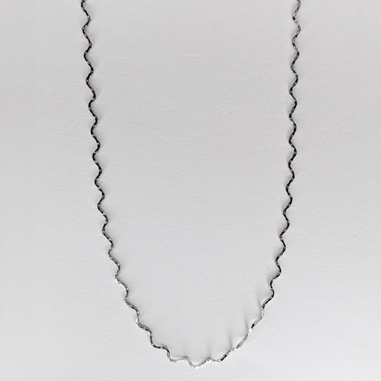 Maricela Silver Stainless Steel Necklace (Collar)