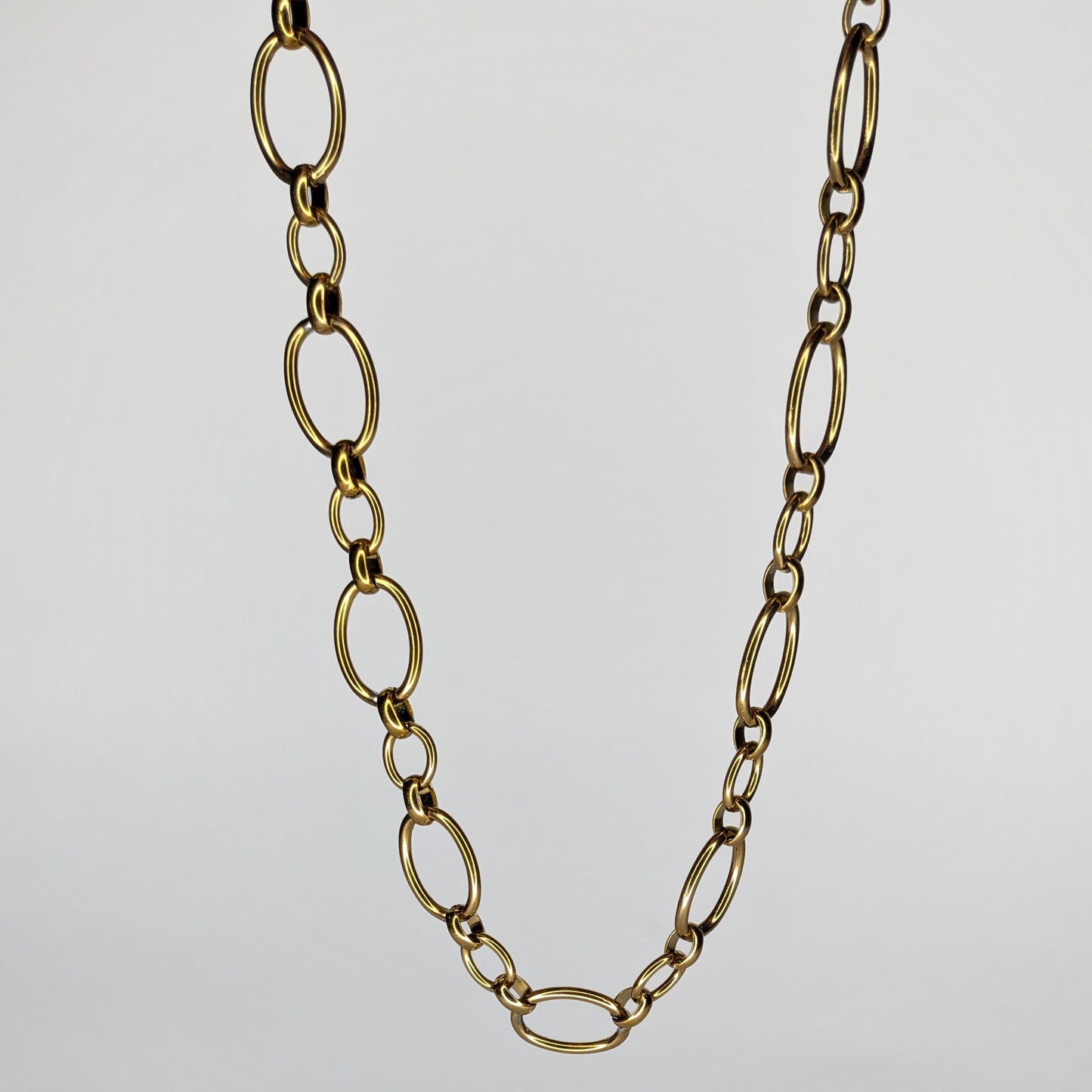 Andy Link Chain Stainless Steel Necklace (Collar)