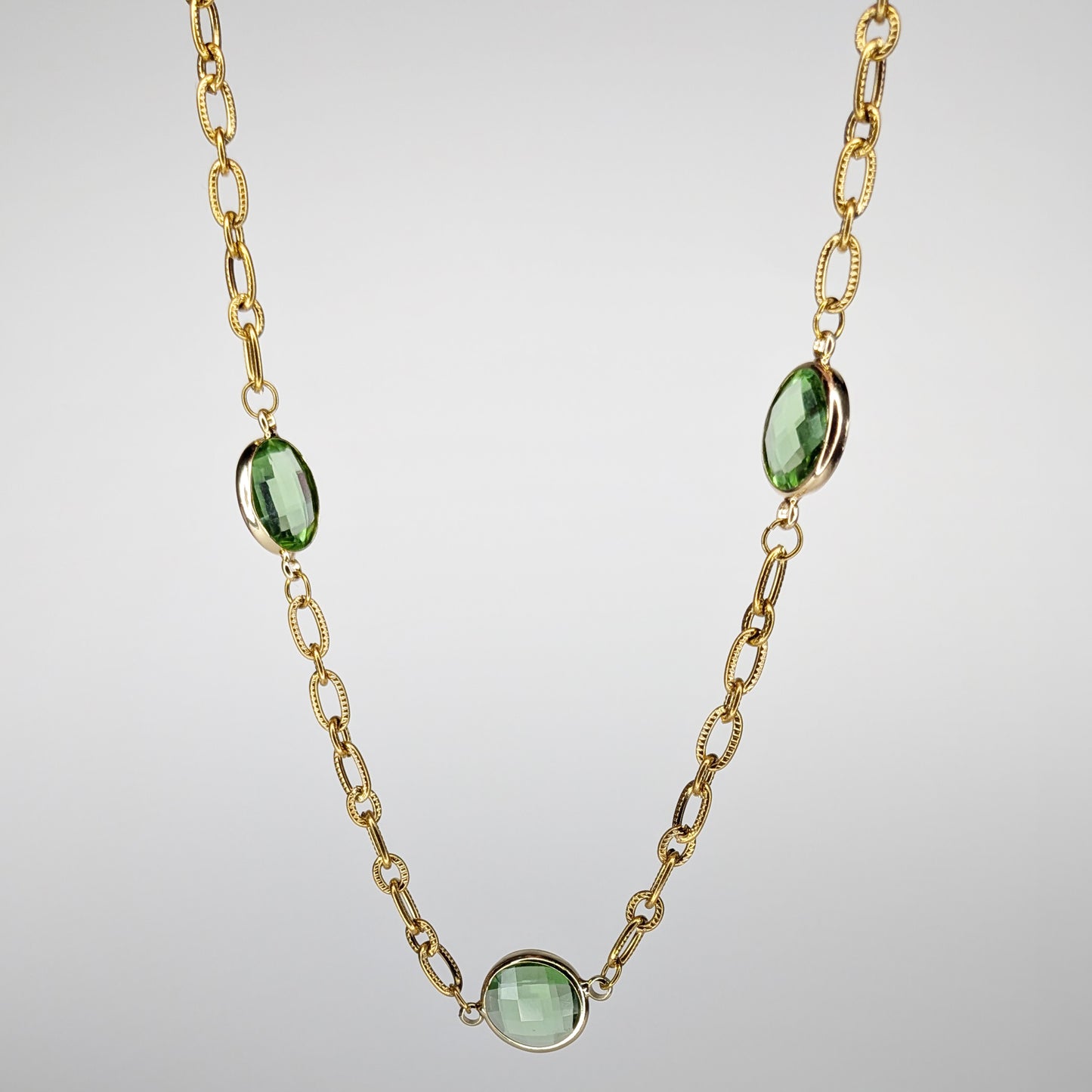 Renata Green Stainless Steel Necklace (Collar)