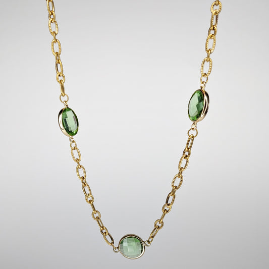 Renata Green Stainless Steel Necklace (Collar)