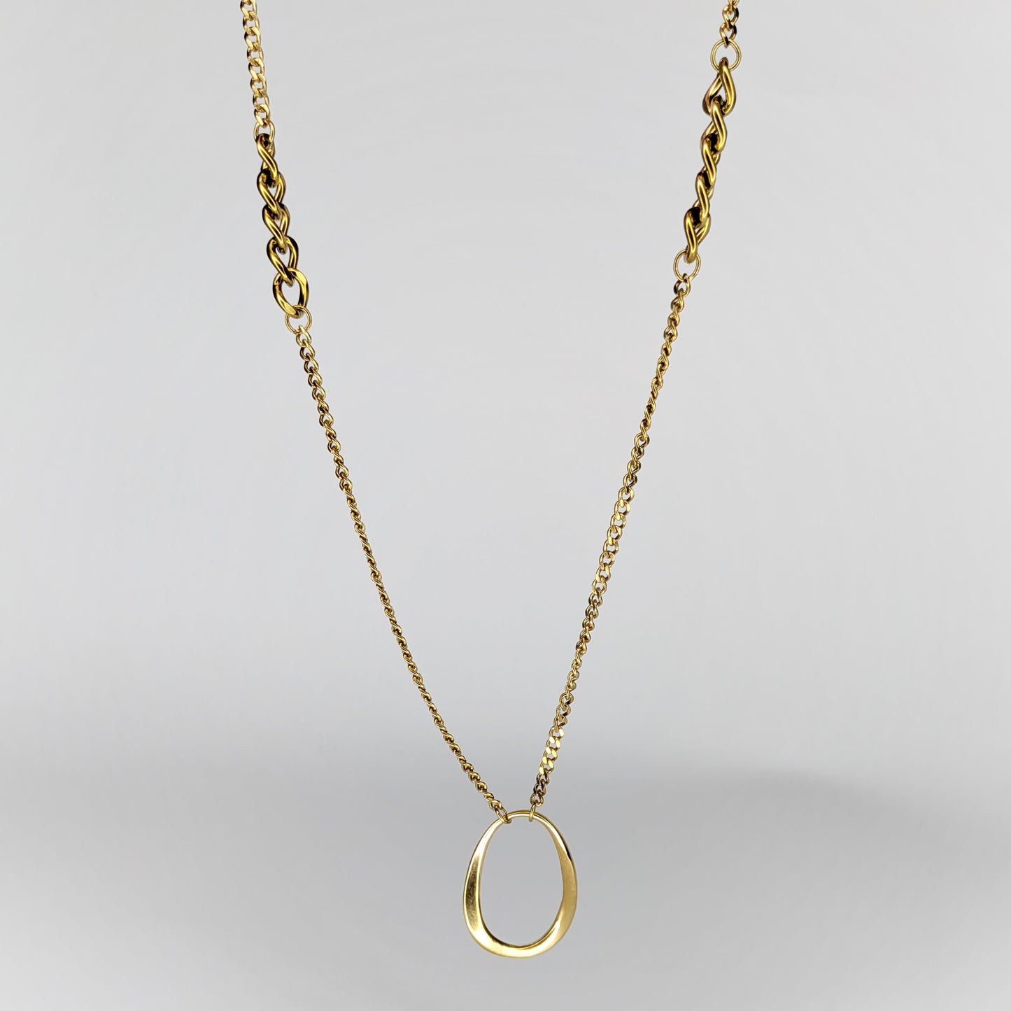 Oddy Gold Stainless Steel Necklace (Collar)
