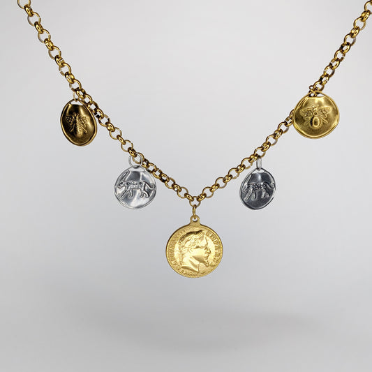 Amaliaa Gold Necklace (Collar)
