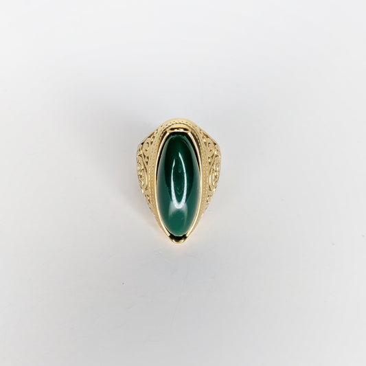 Monze Green Stainless Steel Ring (Anillo)