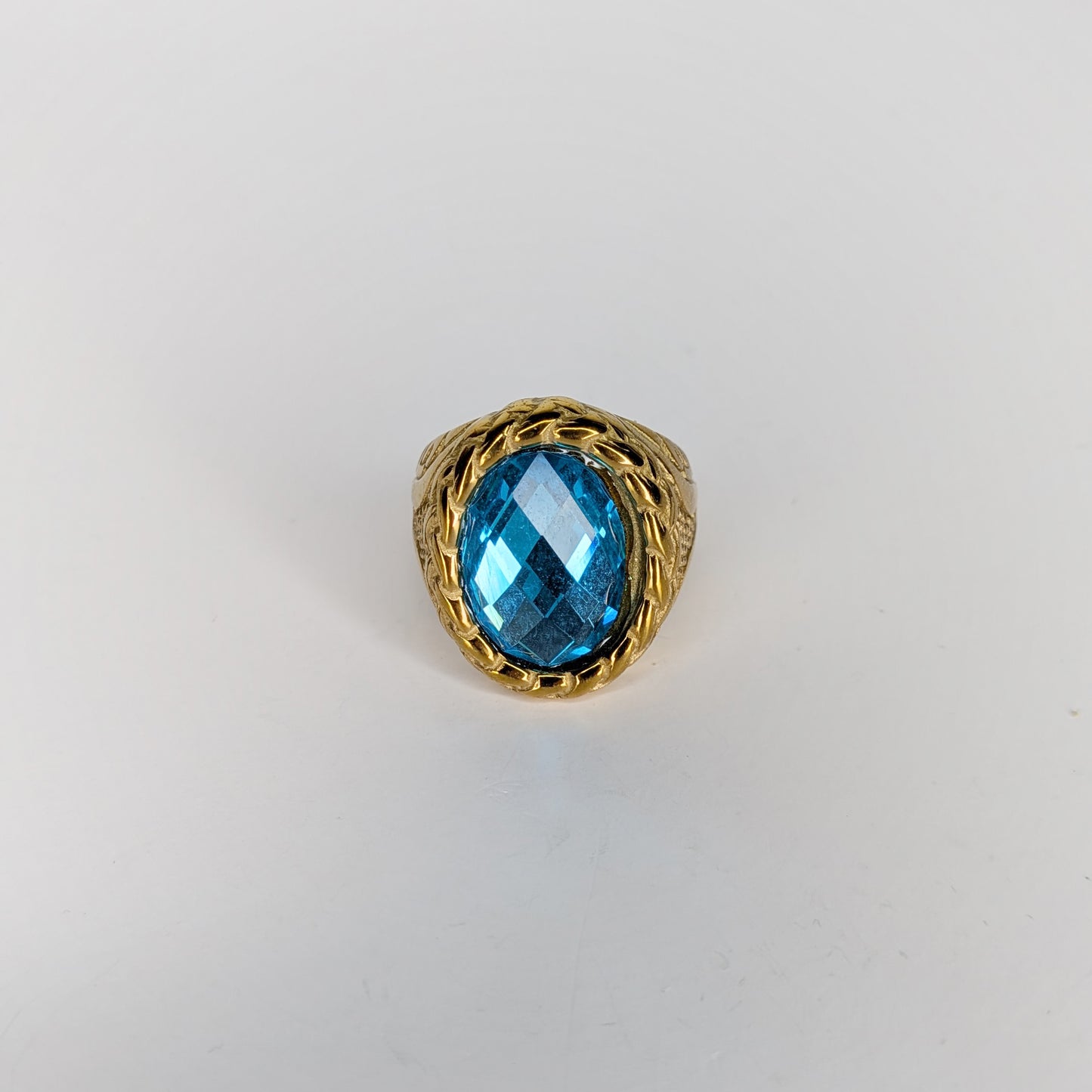 Charis Blue Stainless Steel Ring (Anillo)