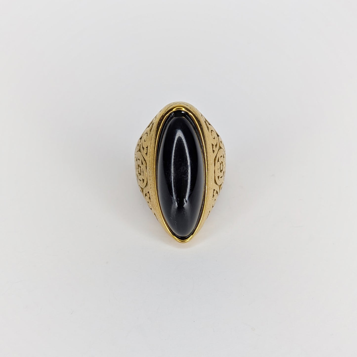 Monze Black Stainless Steel Ring (Anillo)