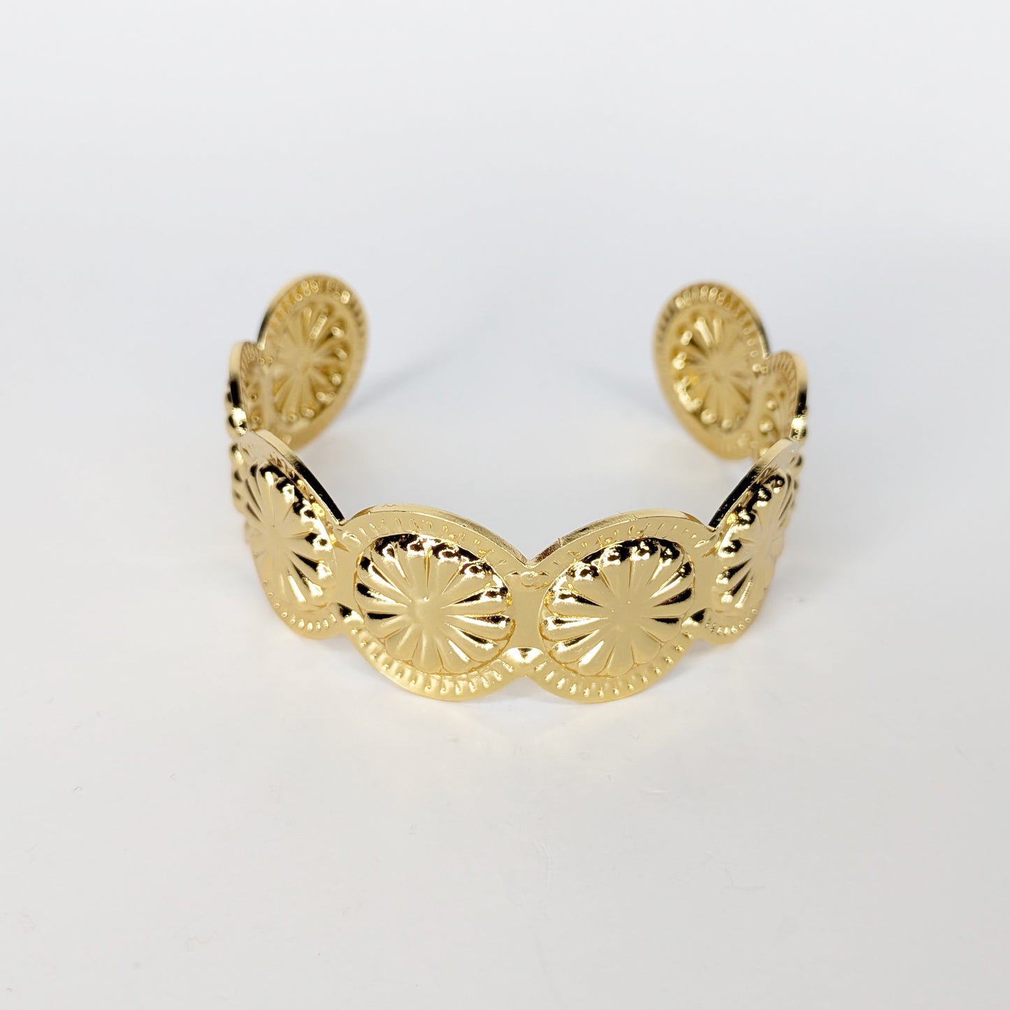 Tali Gold Statement Cuff Bracelet (Pulsera)