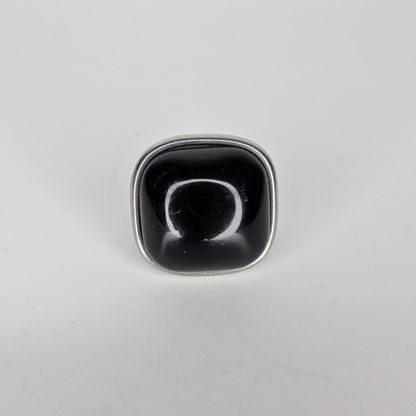 Cande Silver Stainless Steel Statement Ring (Anillo)