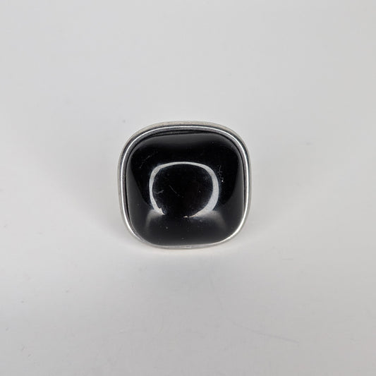 Cande Silver Stainless Steel Statement Ring (Anillo)