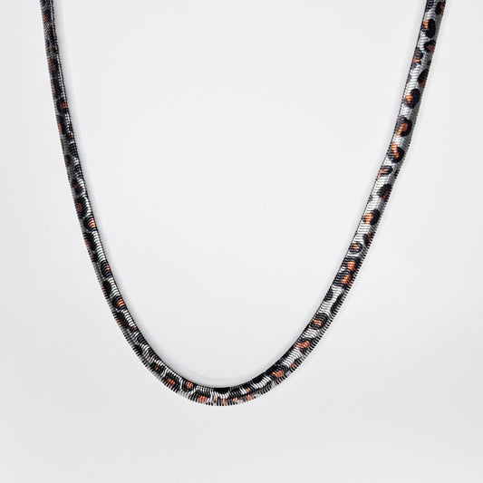 Arlen Silver-Tone Snake Chain Necklace (Collar)