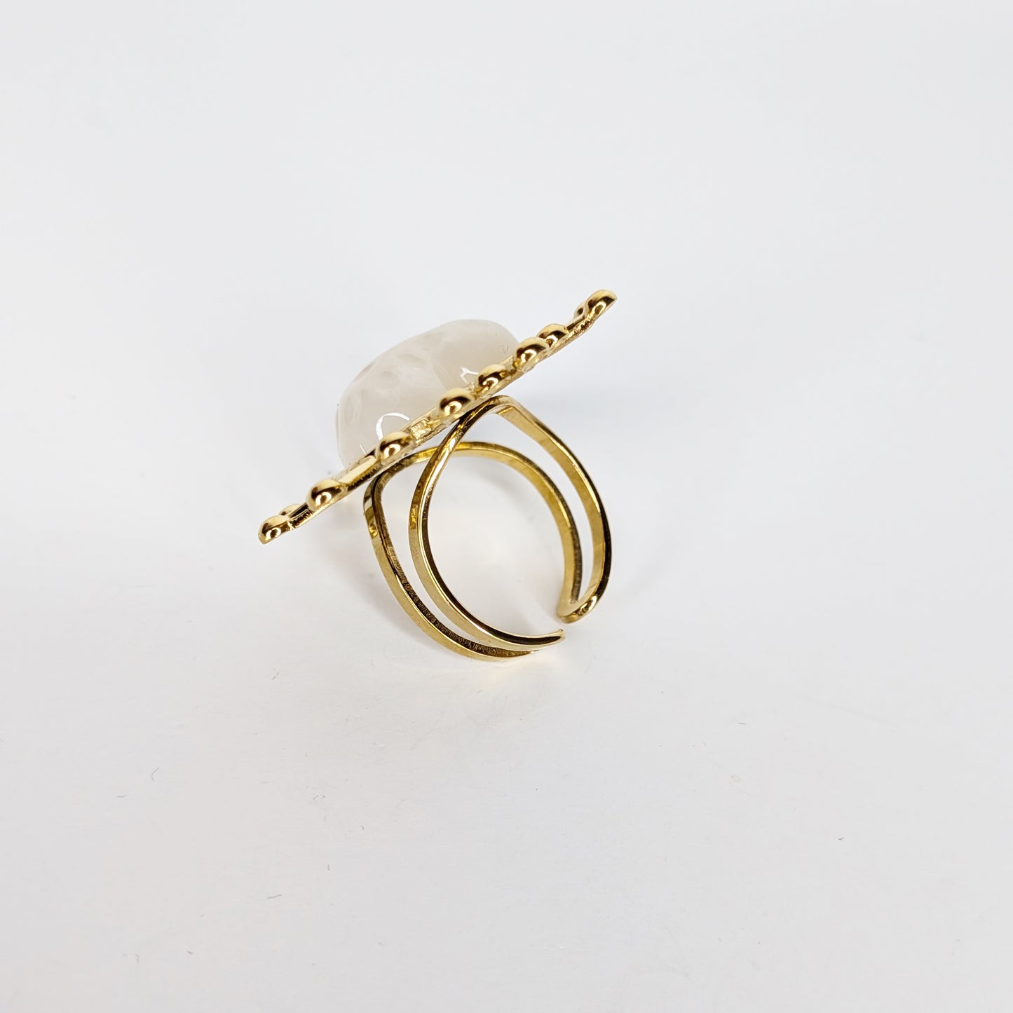 Raquenel Stainless Steel Statement Ring (Anillo)
