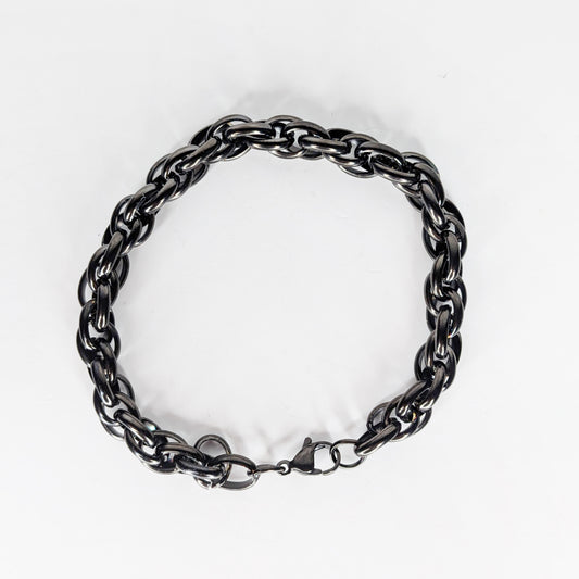 Misti Gunmetal Chunky Chain Bracelet (Pulsera)