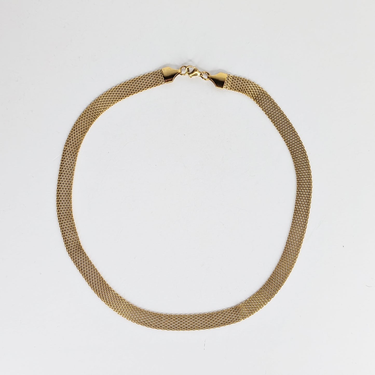 Scarlet Stainless Steel Mesh Choker Necklace (Collar)