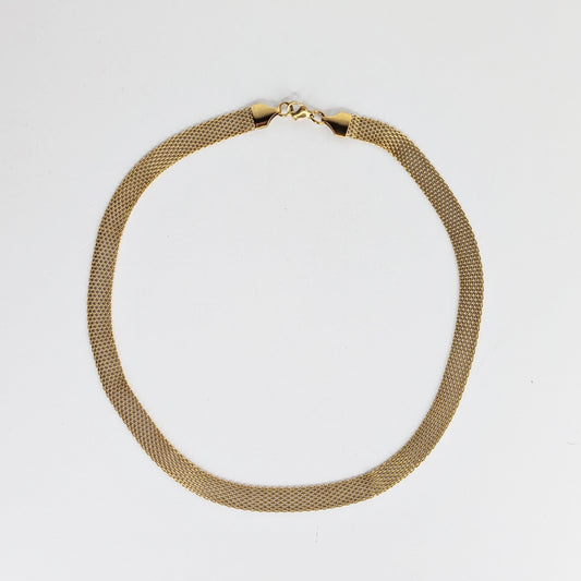 Scarlet Stainless Steel Mesh Choker Necklace (Collar)