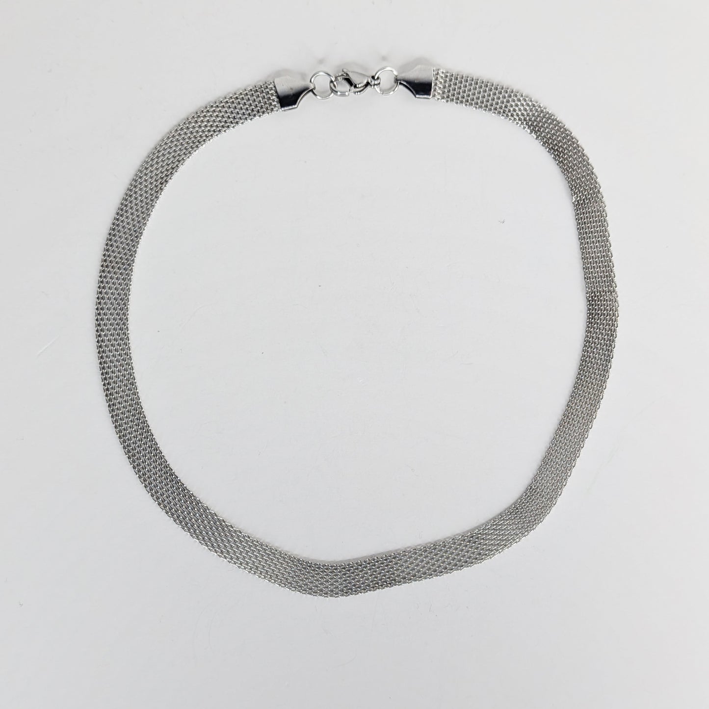 Scarlet Stainless Steel Mesh Choker Necklace (Collar)