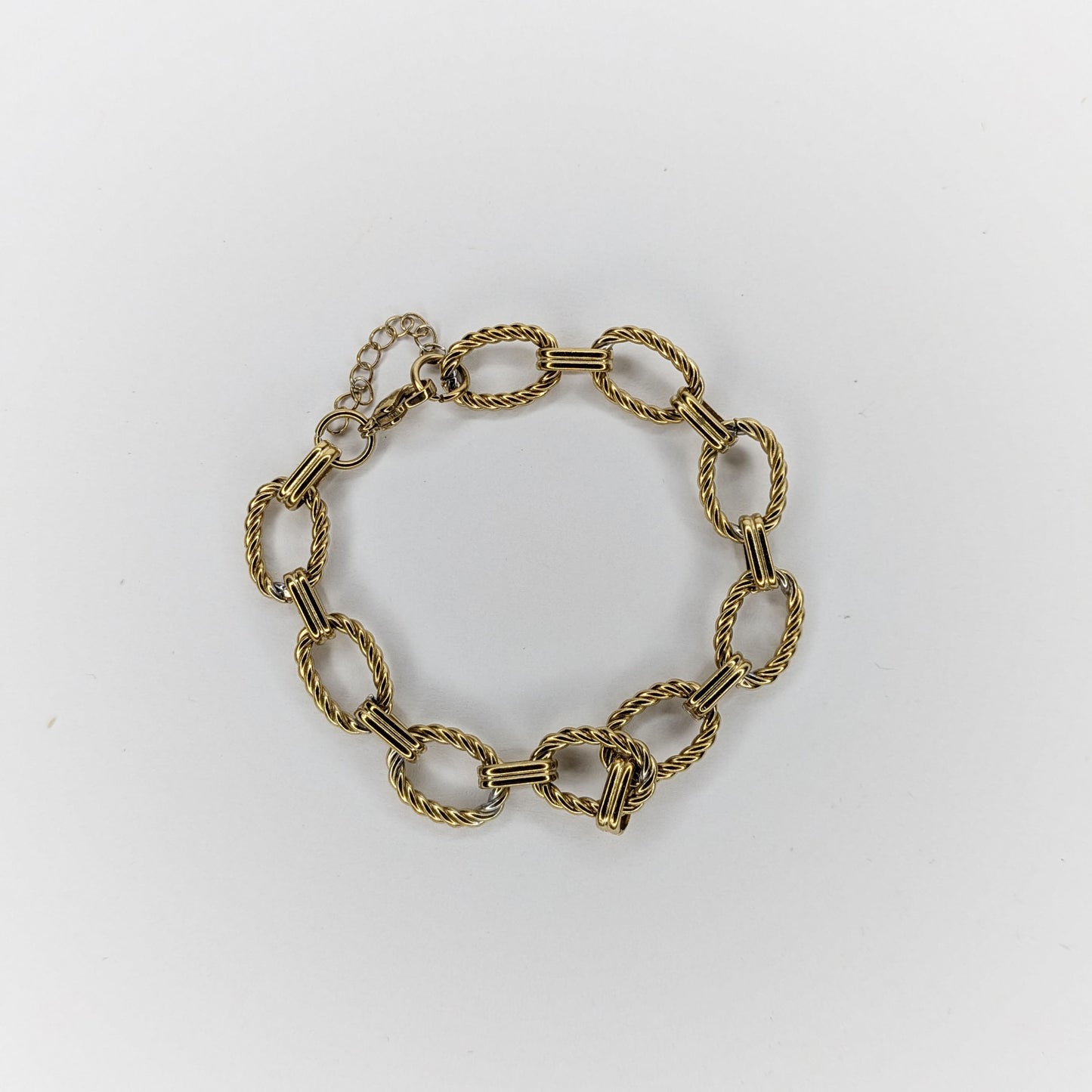 Luli Gold Stainless Steel Link Bracelet (Pulsera)