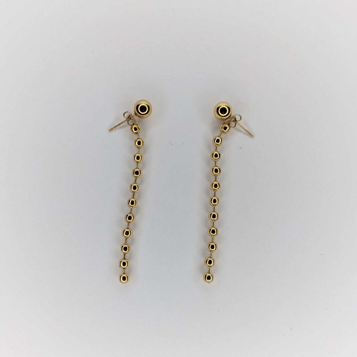 Bekita Gold Drop Earrings (Aretes)