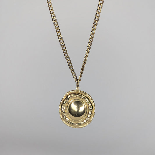 Lucerito Gold Stainless Steel Necklace