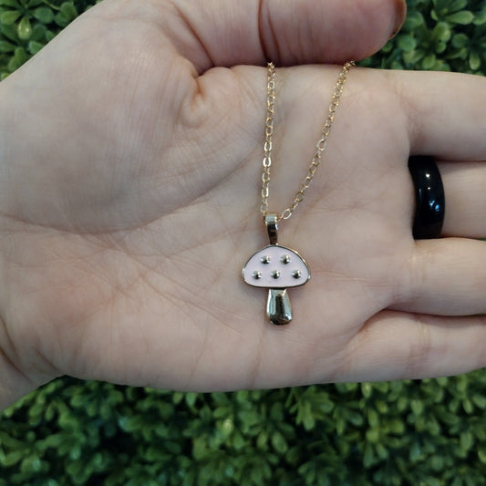 Collar Hongo Magico Protector Rosa