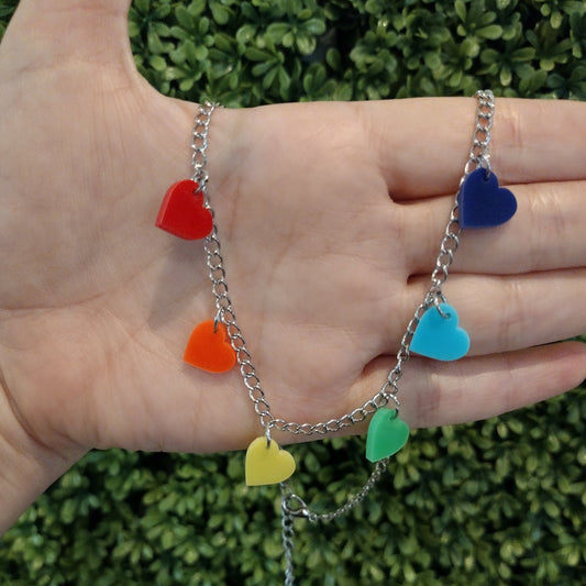 Collar De Corazones