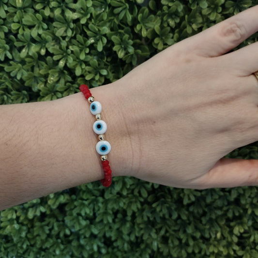Pulseras Abby Roja