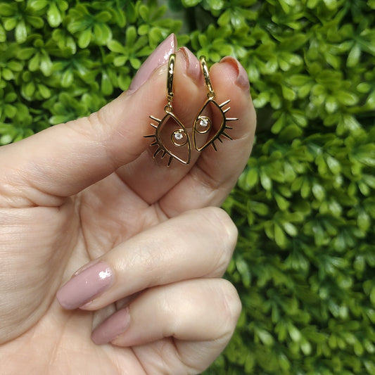 Aretes De Ojitos