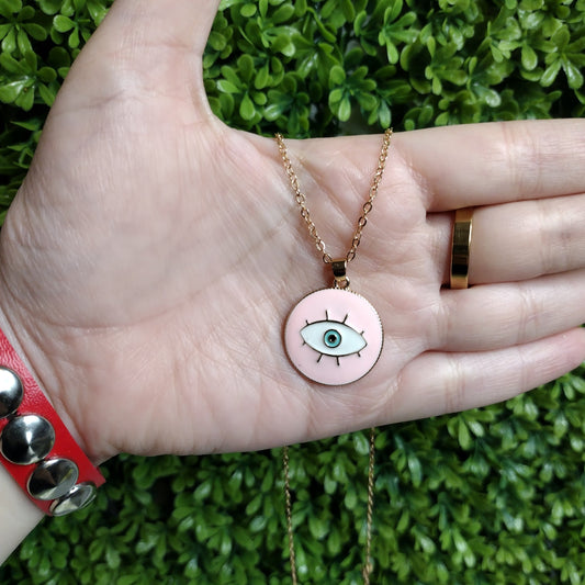 Collar Ojo Rosa