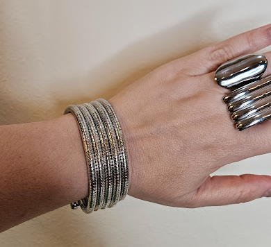 Pulsera IZA Plateada