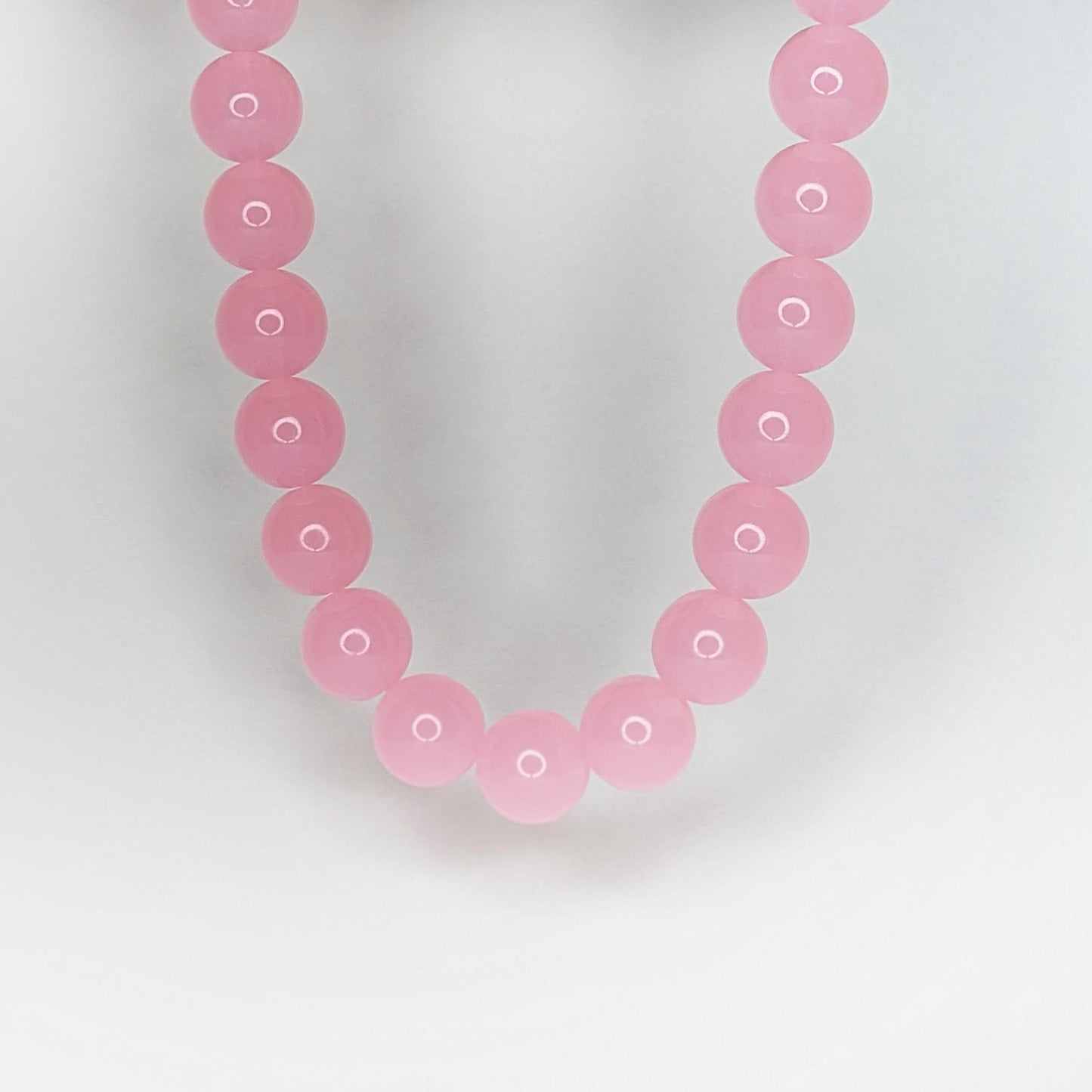 Olivia Pink Beaded Necklace (Collar)
