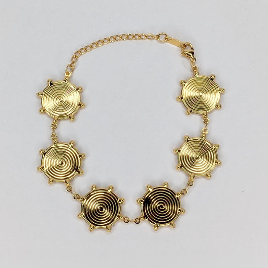 Panchita Gold Statement Bracelet (Pulsera)