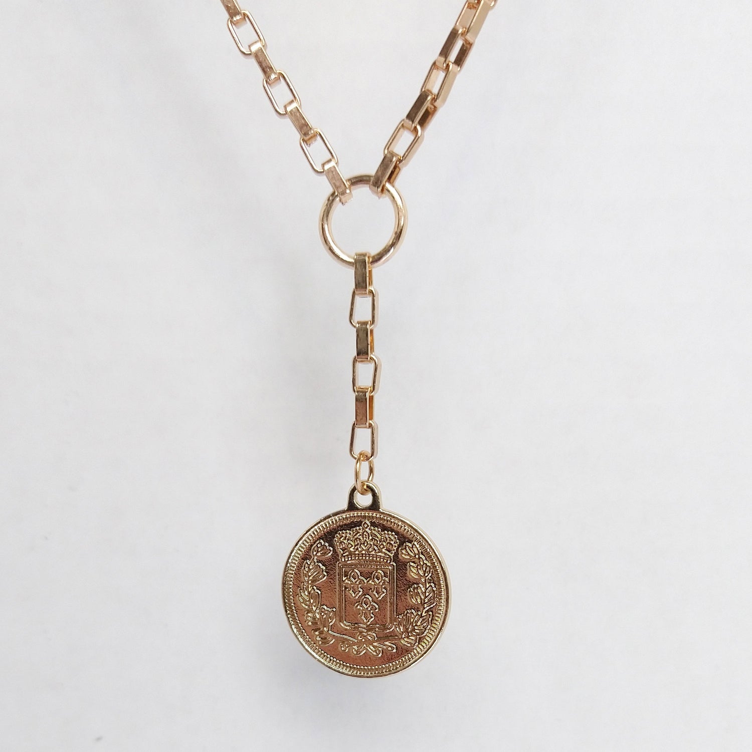 Collar Dorado Con Moneda - Frida's Dream